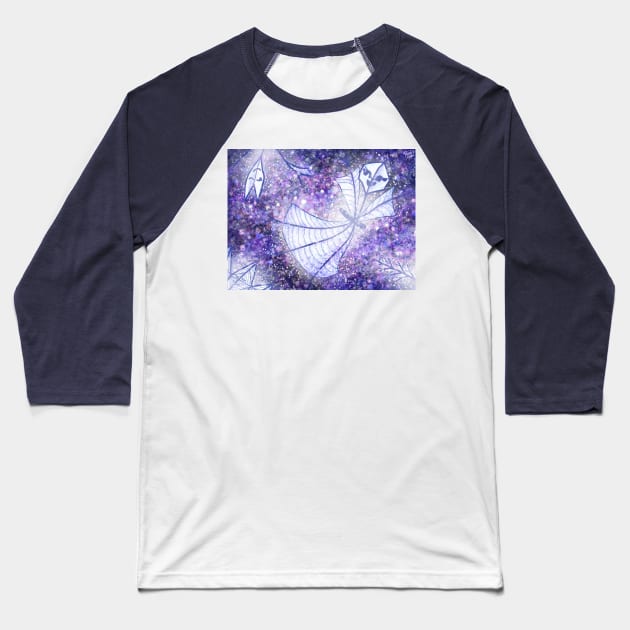 Snowflake Baseball T-Shirt by vo_yuva